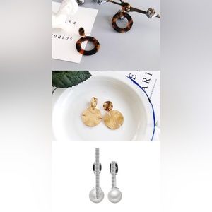 New! 3 pairs of earrings